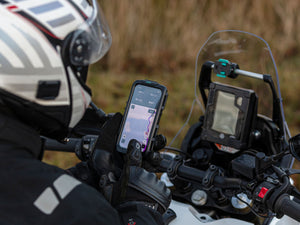 iPhone 15 Serie Wasserdichte Motorradhalterung Telefonkoffer Kits