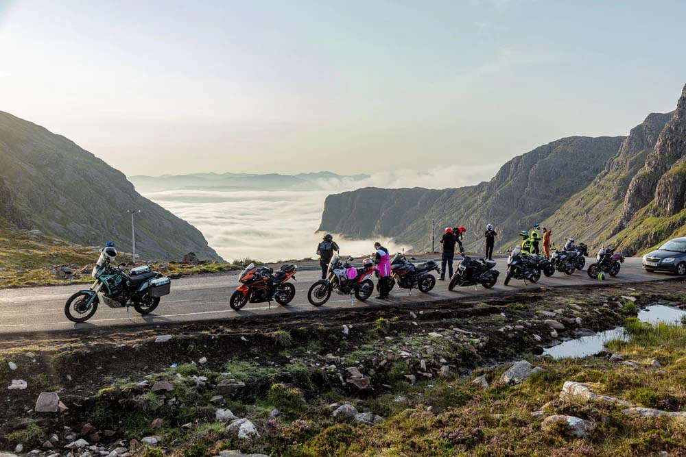 Riding the NC500 (north coast 500) in a day for local charity 