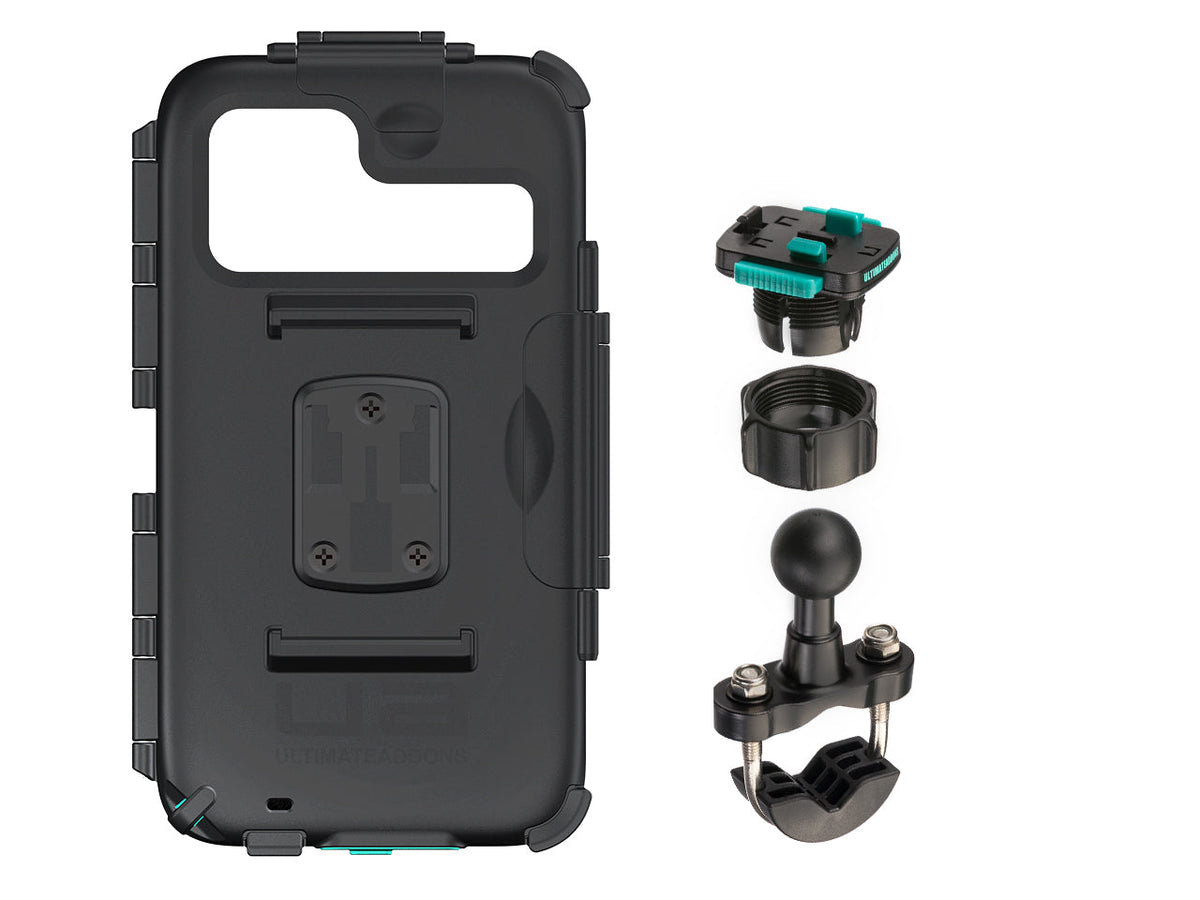Apple iPhone 12 Series Tough Waterproof Motorcycle Mount Phone Case Kits