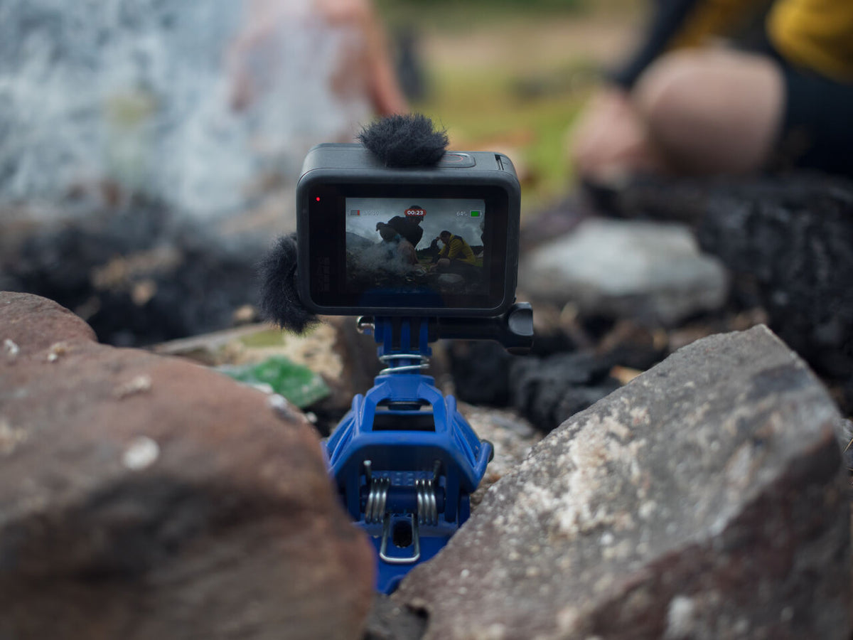 Mount to Helmet with GoPro Gripper Mount