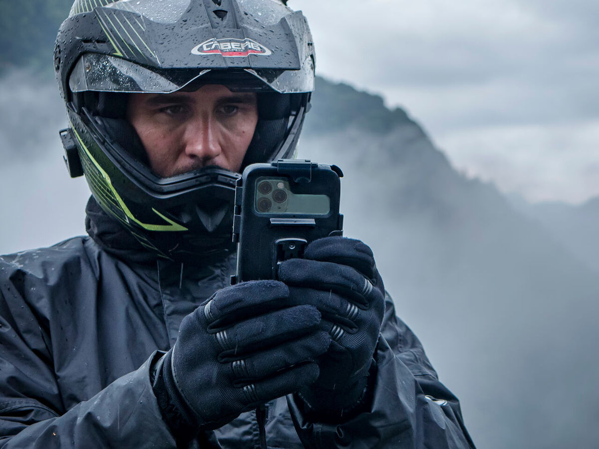 Apple iPhone XS Max Robuste wasserdichte Motorradhalterung-Handyhüllen-Sets