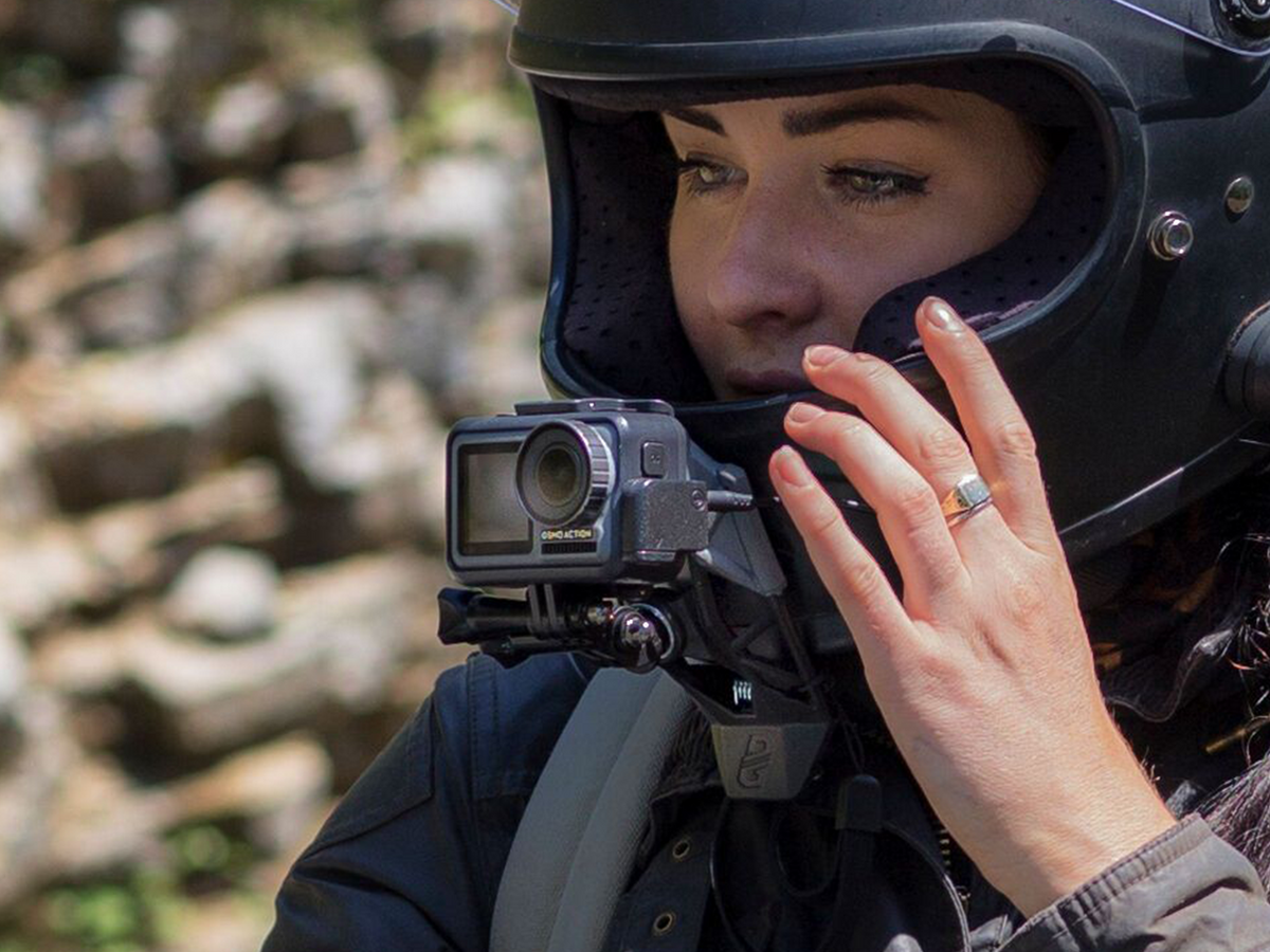 Insta360 Action kamera Mottorad Helm Chin Grijper Montering